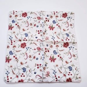 Pottery Barn Floral Embroidered Pillow Cover